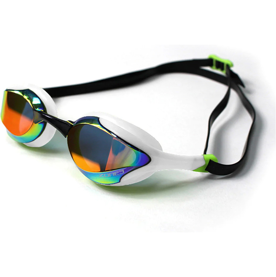 2023 Zone3 Volare Streamline Racing Swim Goggles SA19GOGVO102 - White / Lime